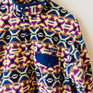 Patagonia Aberdeen Blue Butterfly Synchilla RARE